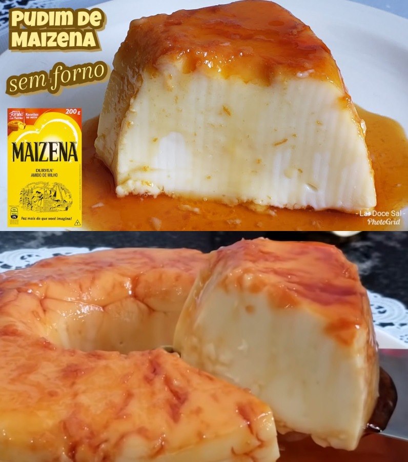 Pudim de maisena