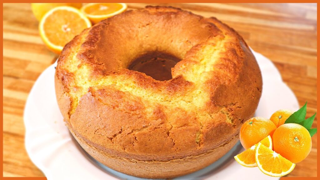 Bolo de Laranja de Liquidificador