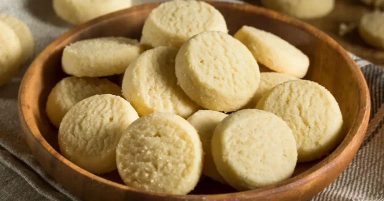 Biscoitos amanteigados de queijo