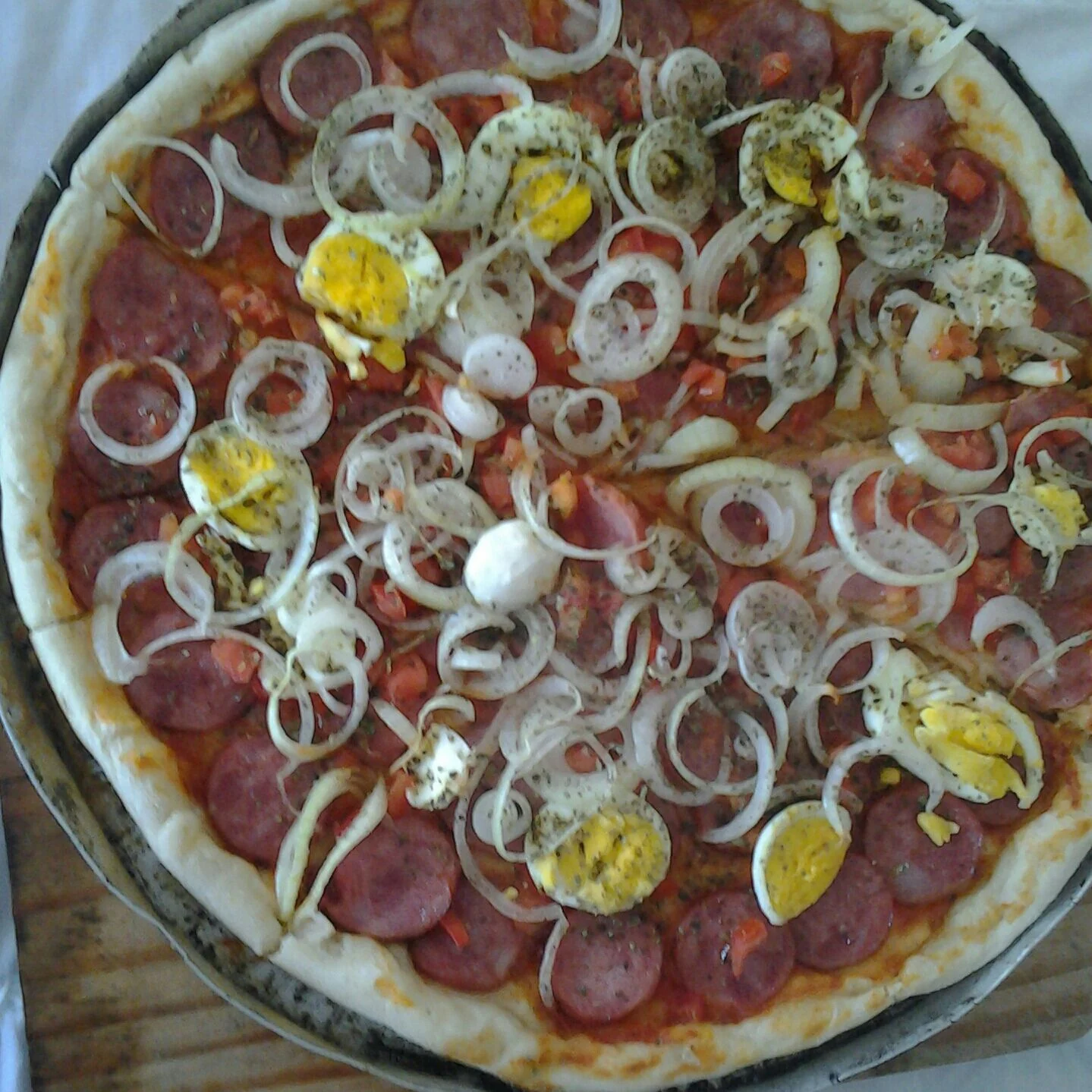 Como fazer pizza de linguicinha