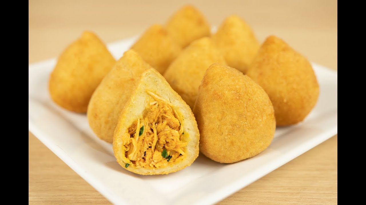 Como fazer coxinha de frango com pão de forma