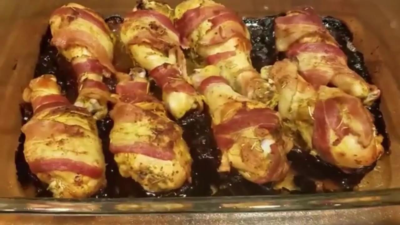 Como fazer coxa de frango com queijo e bacon