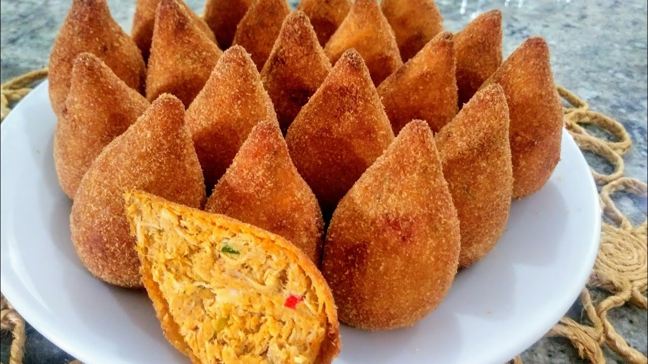 Como fazer coxinha sem massa