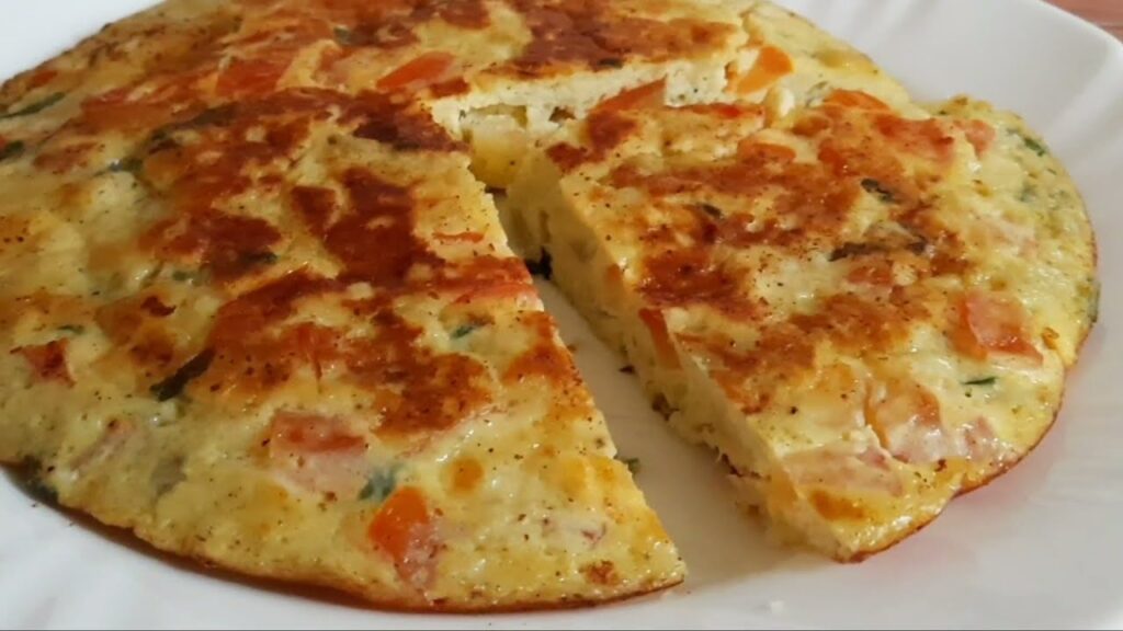 Como fazer omelete com batata