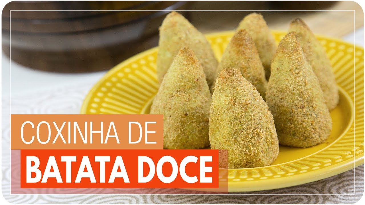 Como fazer coxinha de batata doce