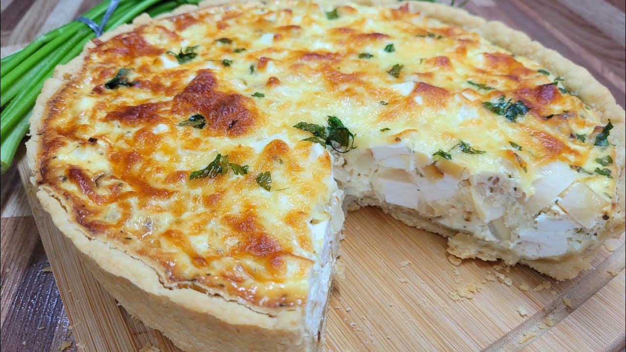 Como fazer quiche de palmito com queijo