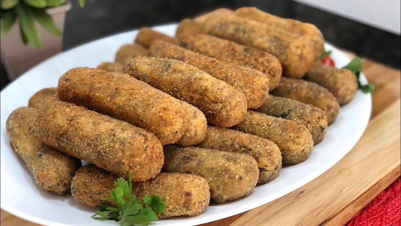 Como fazer croquete de batata com carne moída