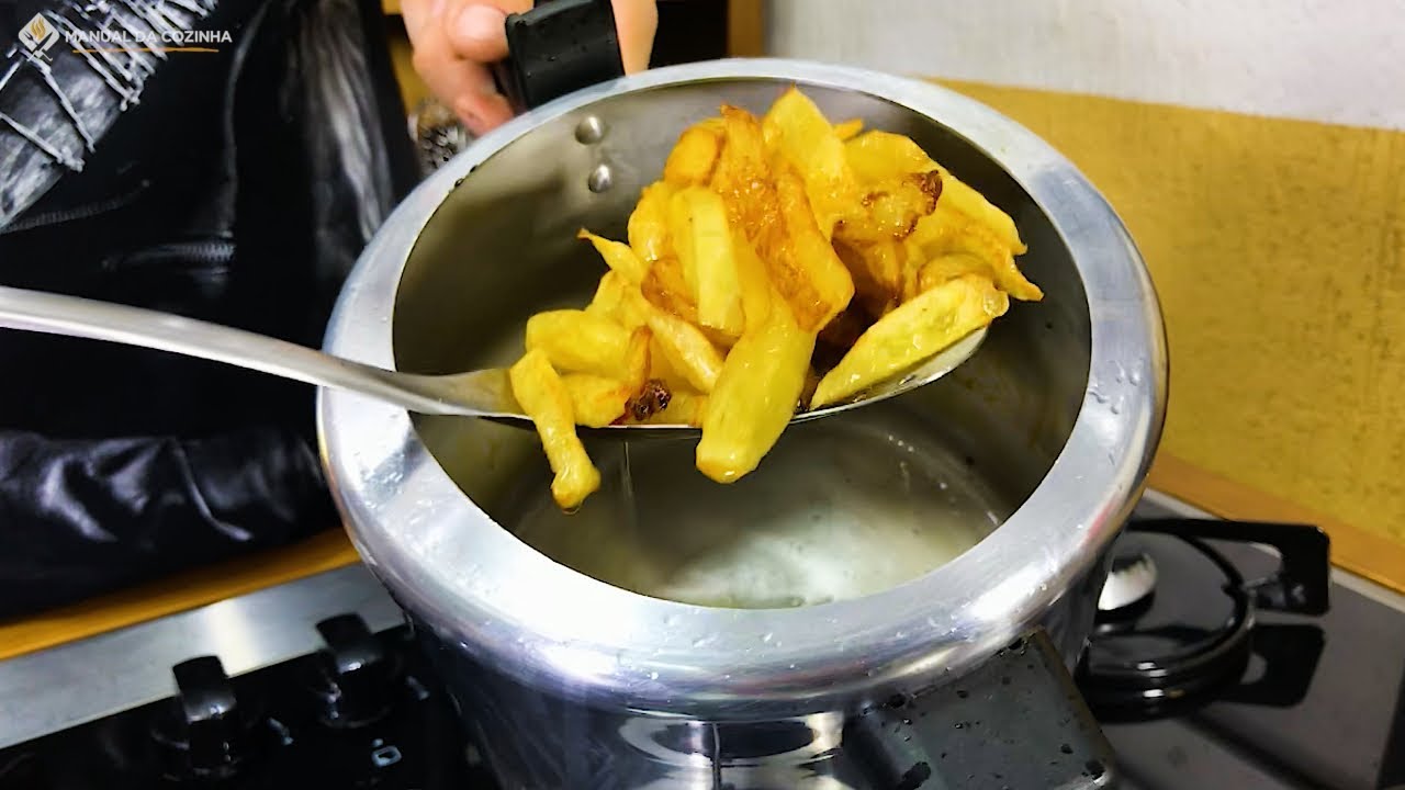 Como fazer batata frita na panela de pressão