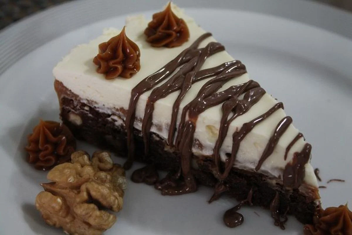 Como fazer torta de brownie com doce de leite