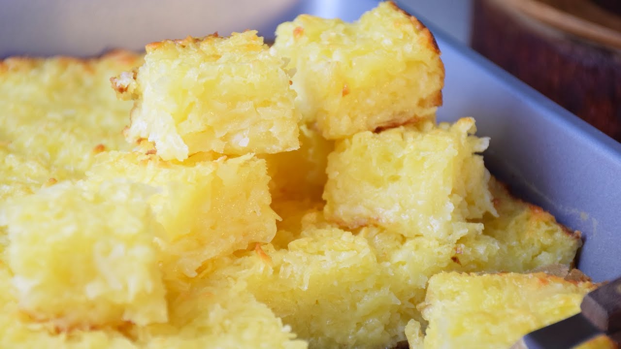 Bolo de mandioca com queijo