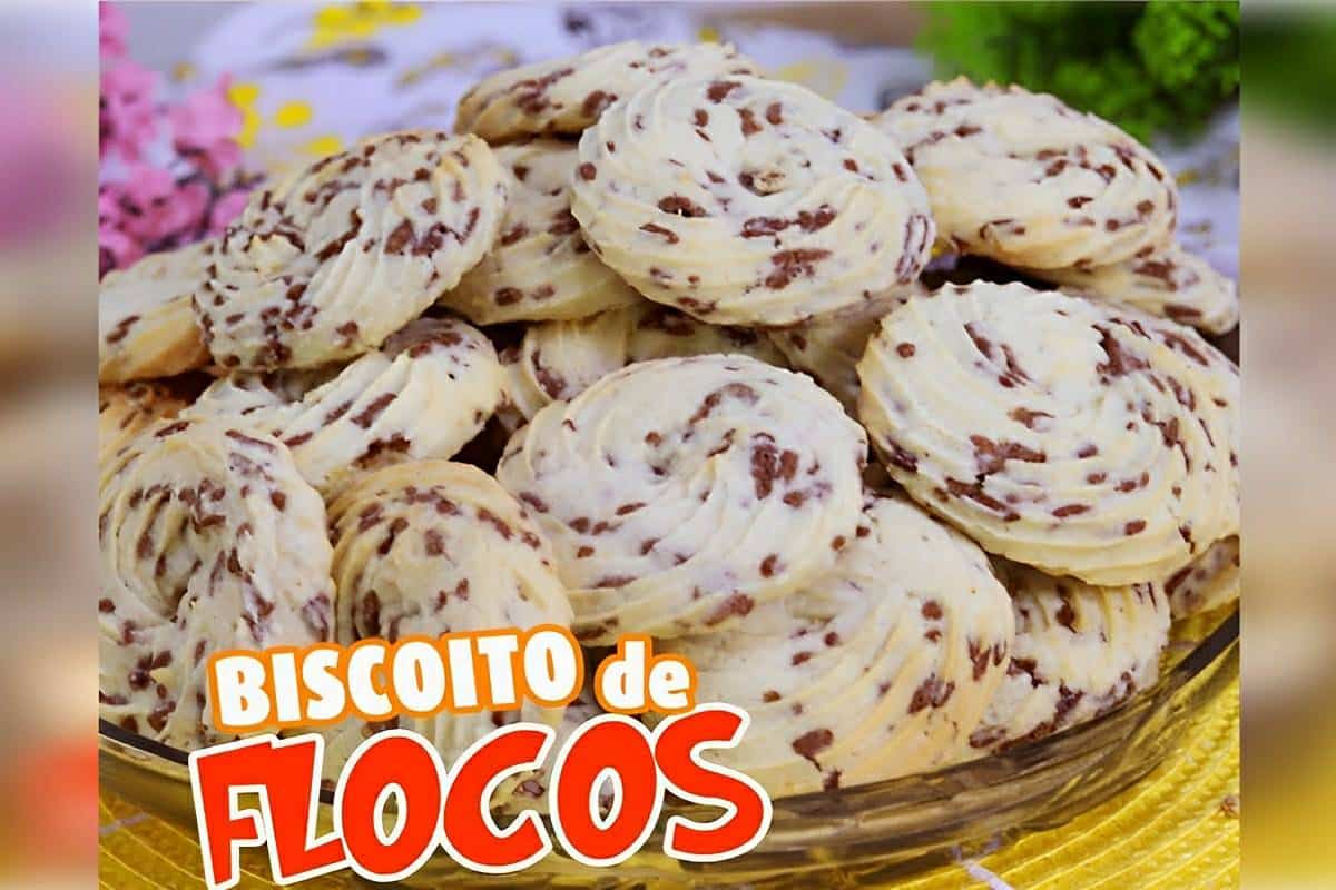 Como fazer biscoitinho de flocos 