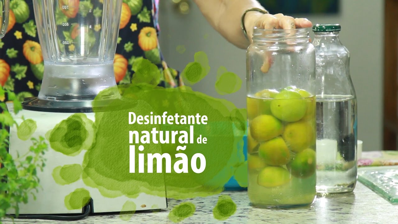 desinfetante de limão