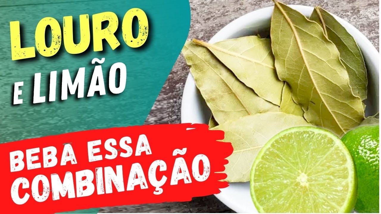 chá de louro com limão