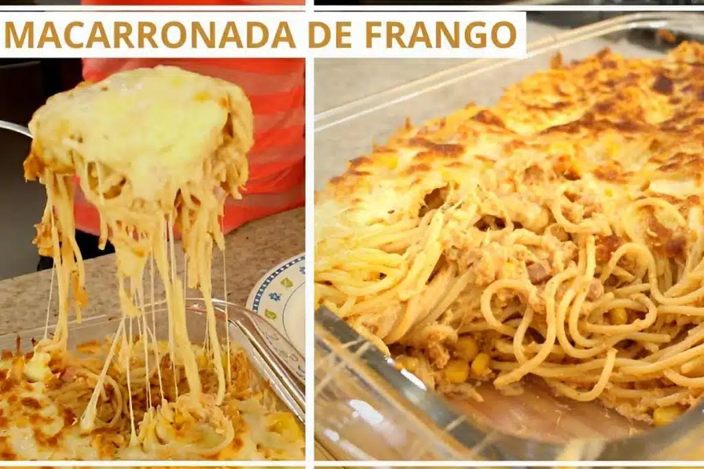 macarrão com frango 