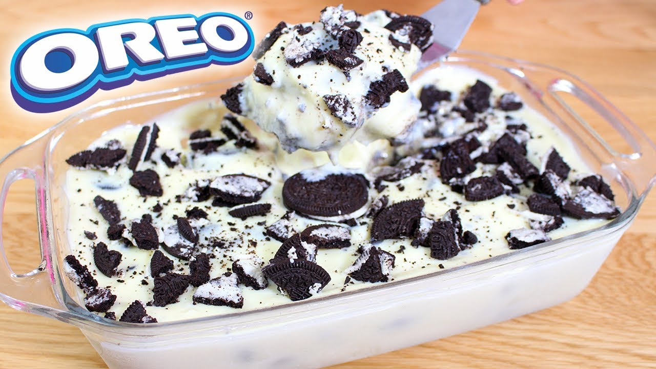 sobremesa de oreo com 4 Ingredientes