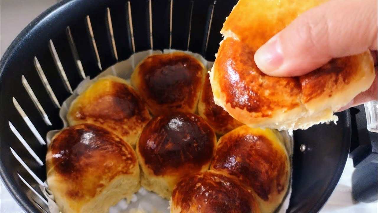 Pão de leite super fofinho na AirFryer