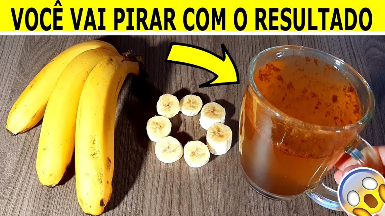 Chá de banana para emagrecer