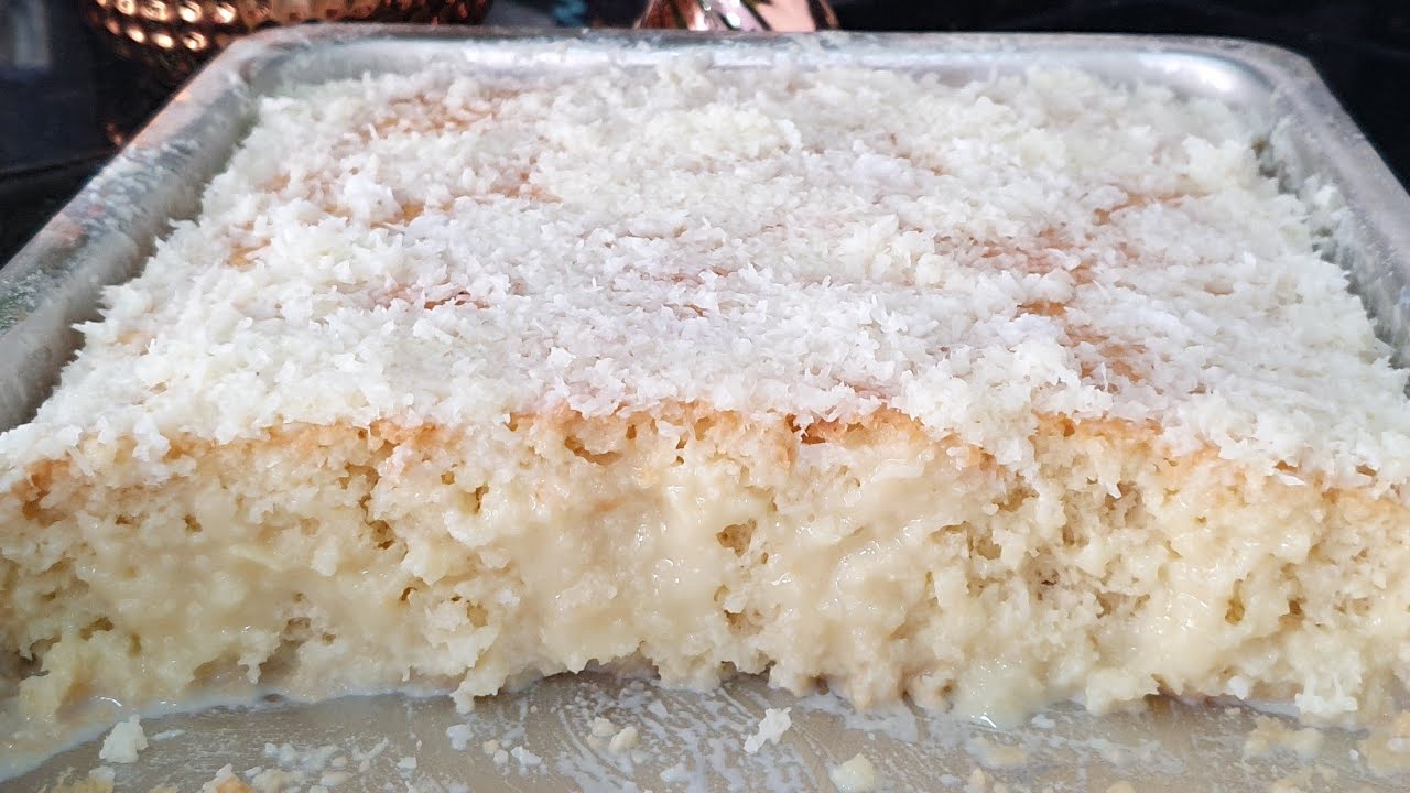 Bolo de Coco Molhadinho