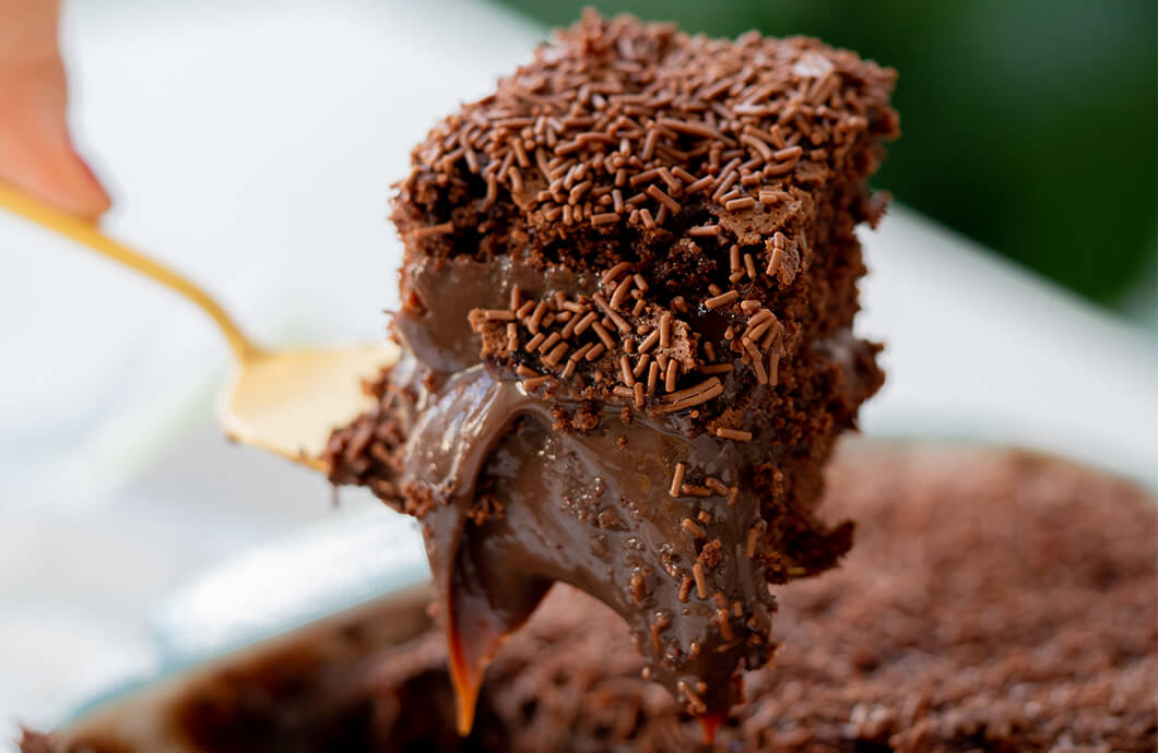 bolo de brigadeiro molhadinho