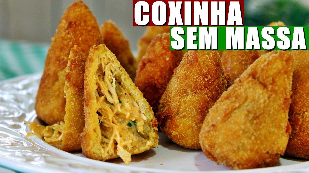 coxinha sem massa