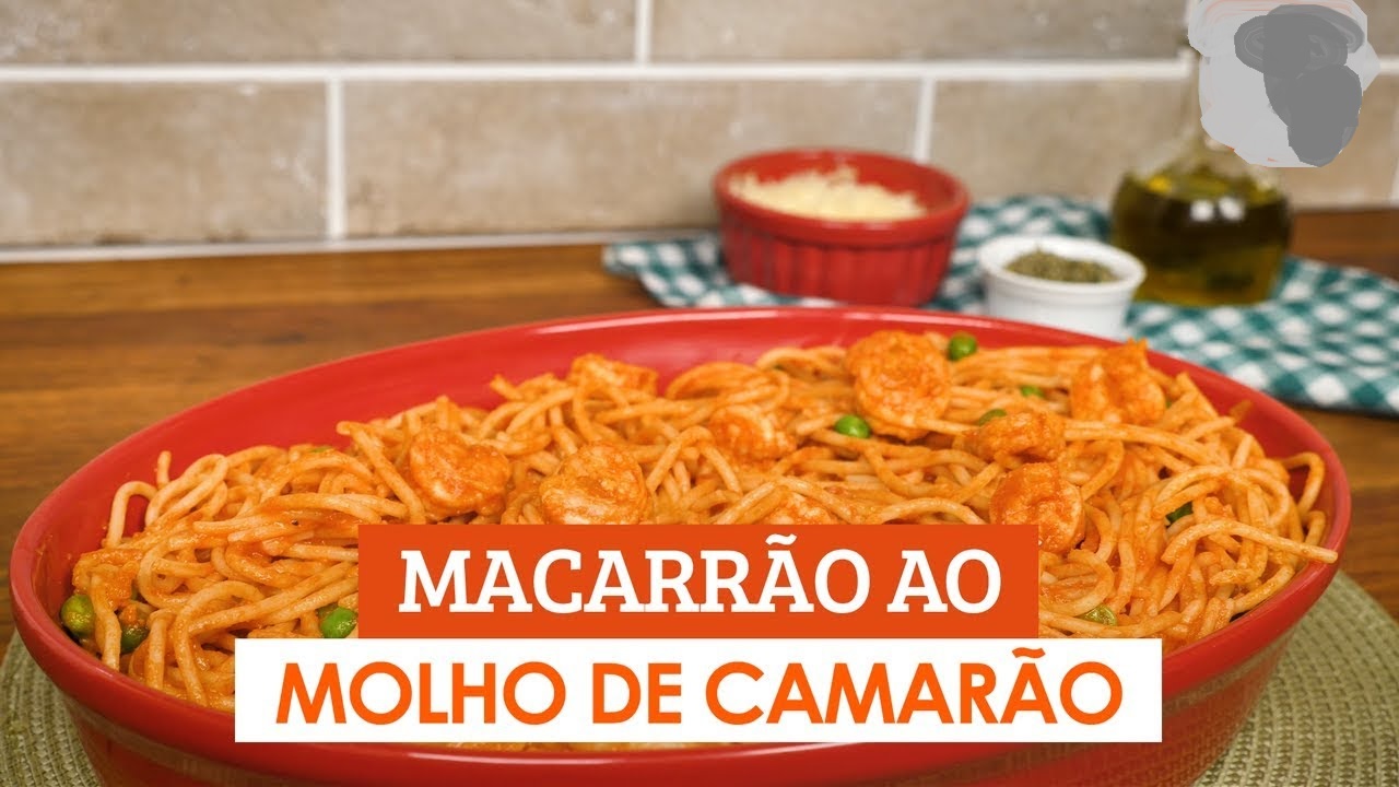 Espaguete ao Molho de Camarão