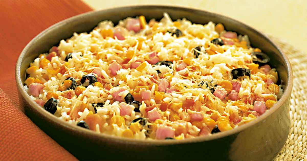 Arroz de Forno Saudável