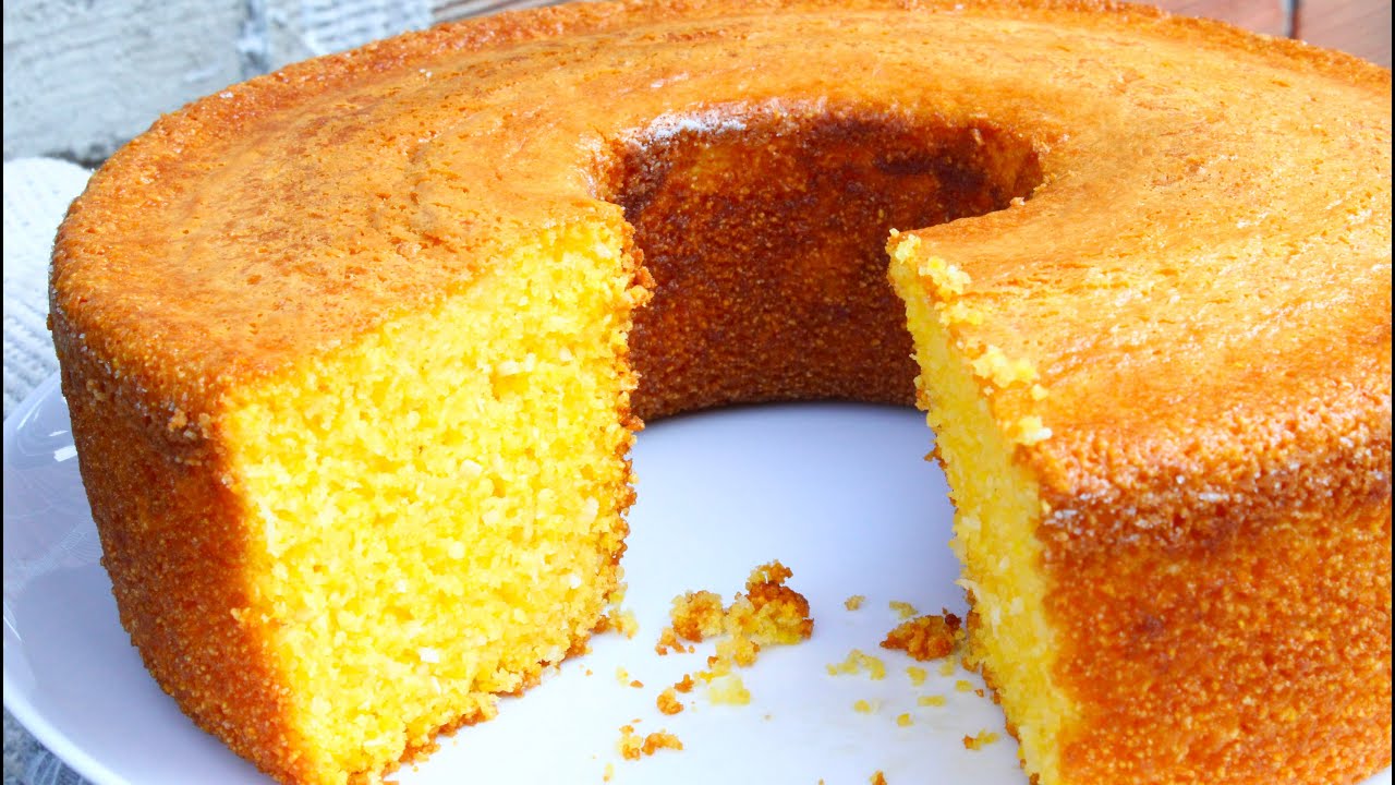 bolo de milho de liquidificador sem leite e sem farinha de trigo