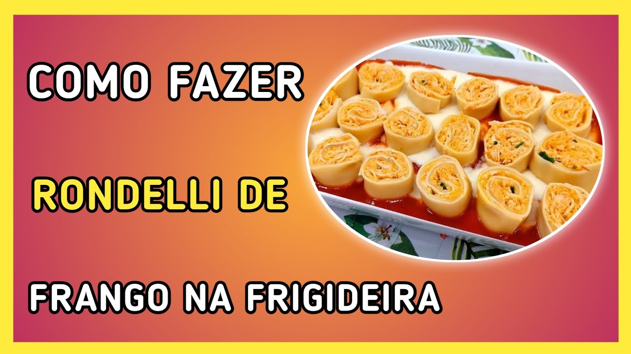 rondelli de frango na frigideira