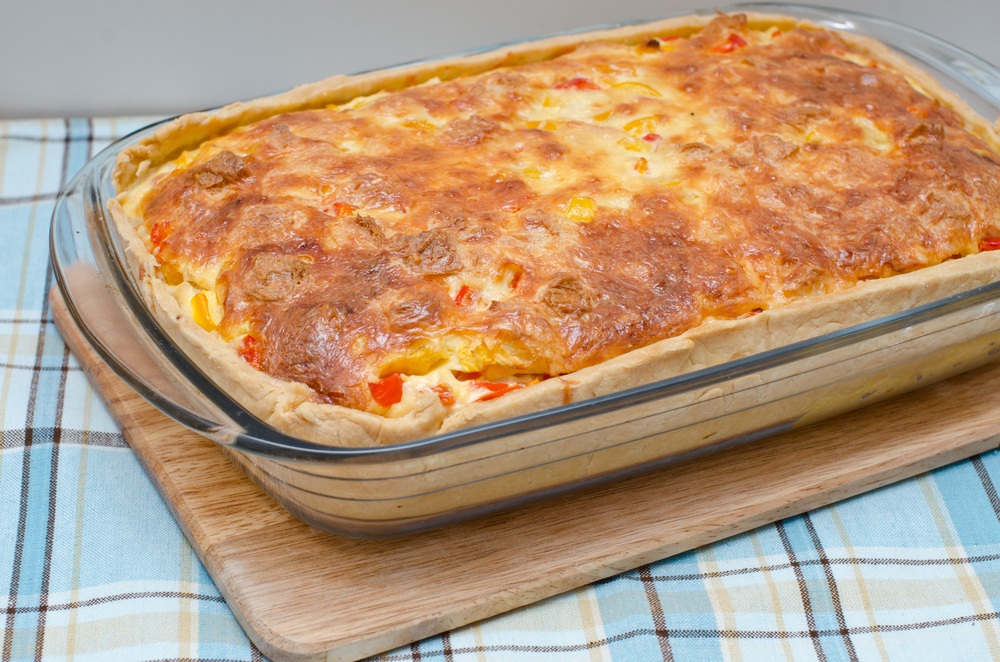 Torta de atum de liquidificador