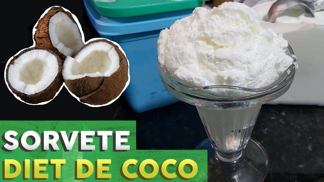 sorvete de coco saudável