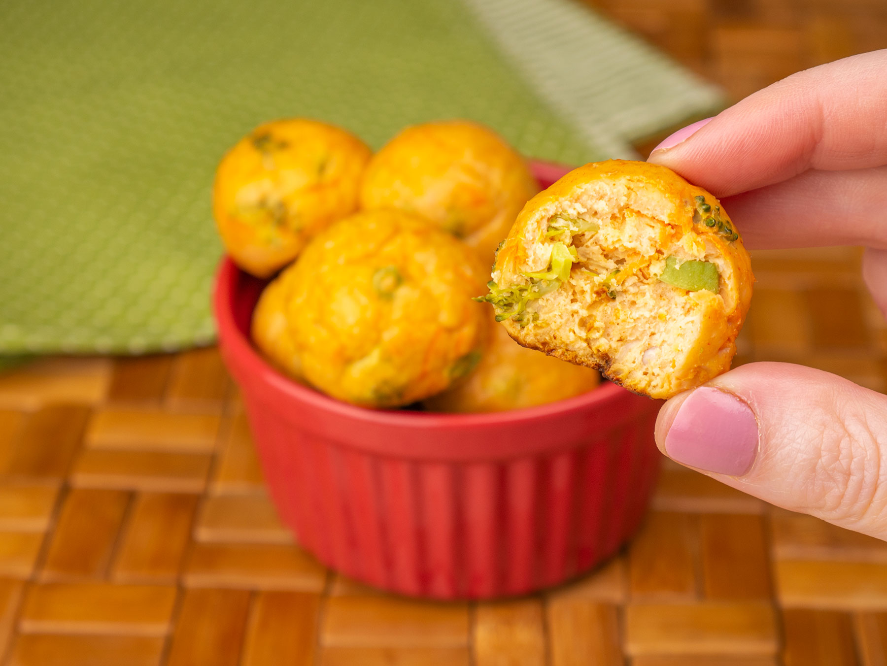 Bolinho de Frango Saudável