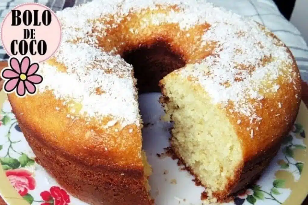 bolo de coco de liquidificador 