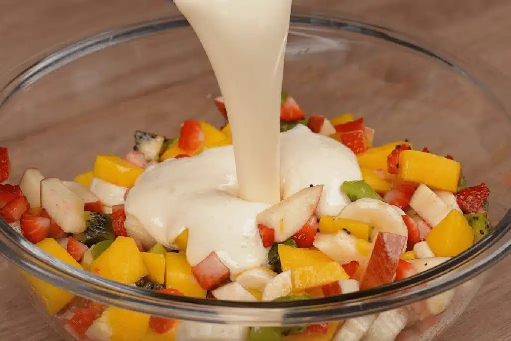 Salada de frutas saudável