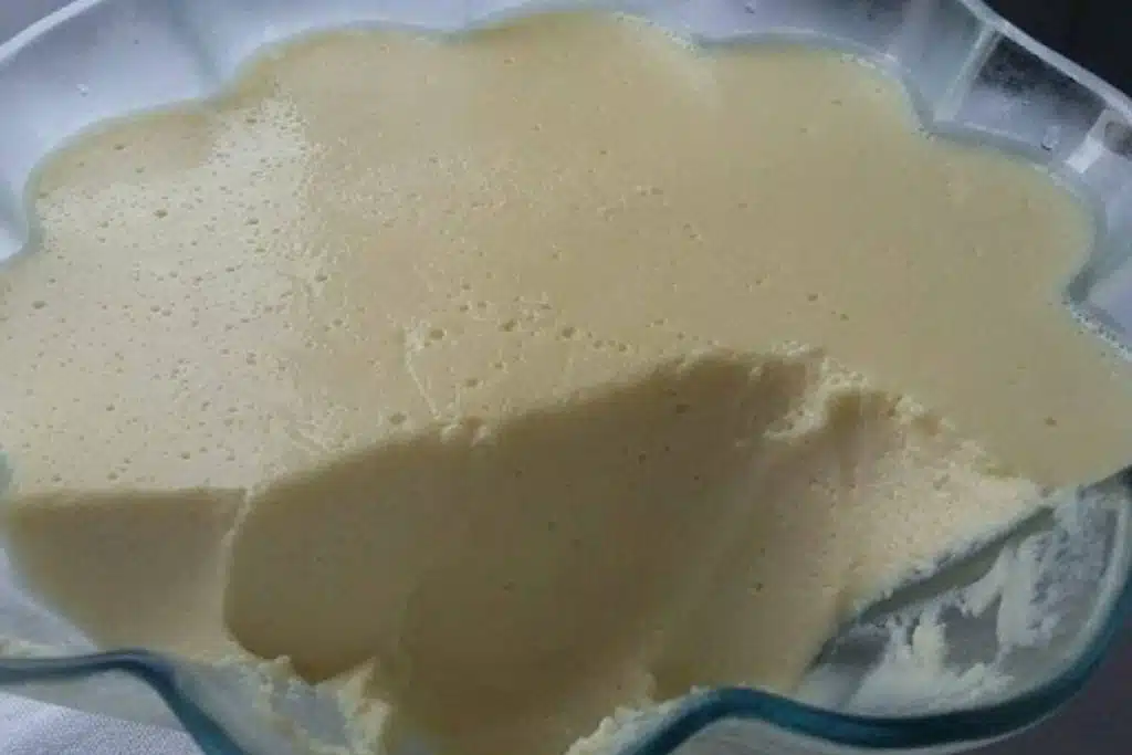 Mousse de leite ninho