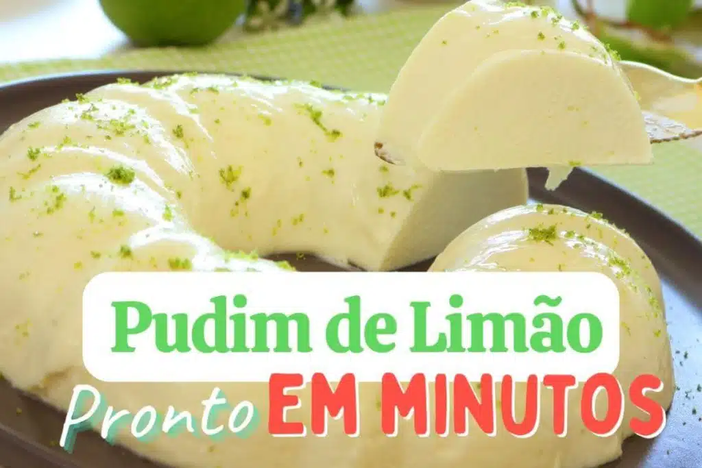 Pudim de limão cremoso