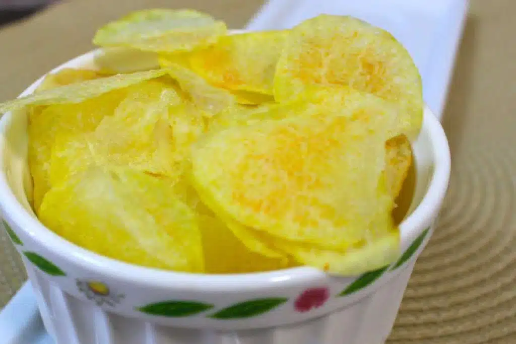 batata chips de microondas