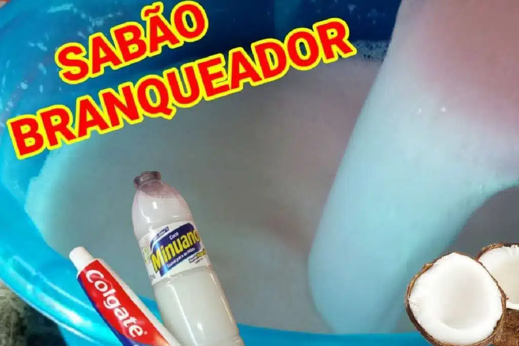 Sabão líquido branqueador