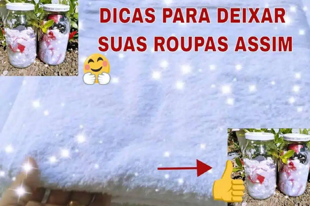 dica para branquear roupas