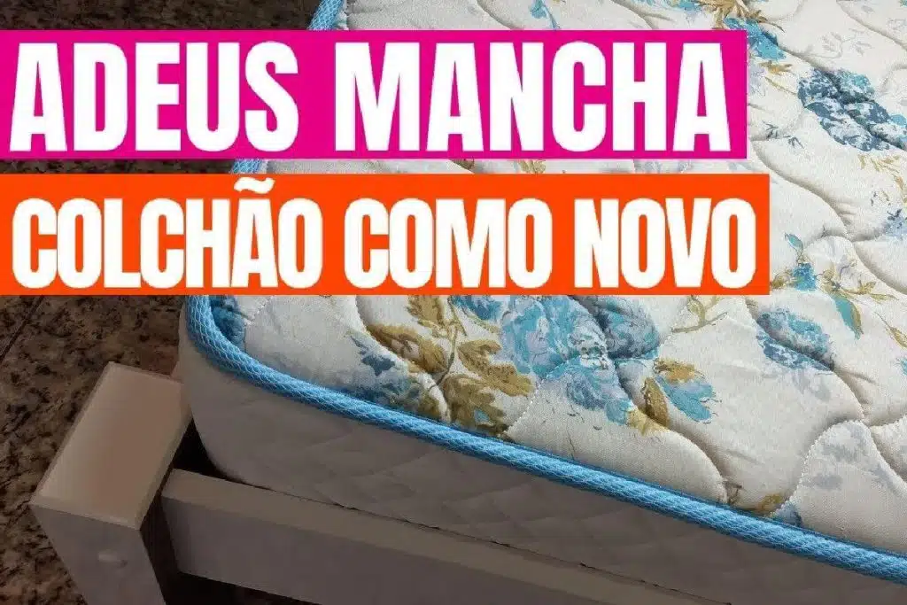 tirar manchas do colchão