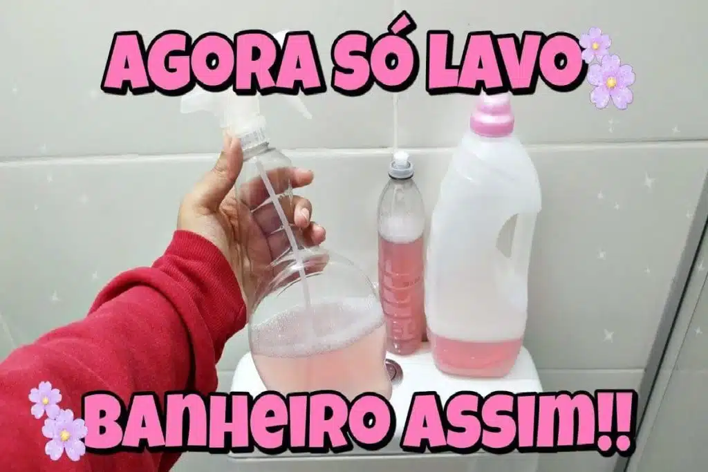 Dica para lavar banheiro