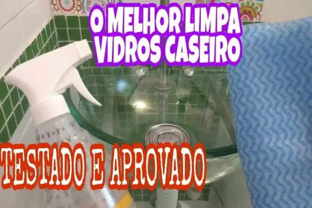 Limpa vidros caseiro