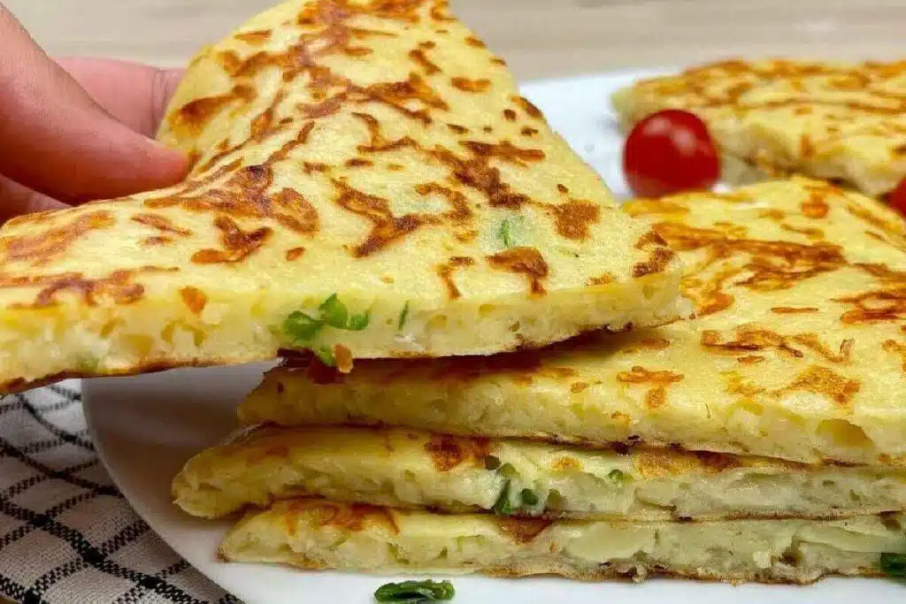 torta de aveia com queijo