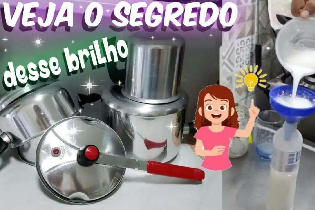 Como dar brilho nas panelas