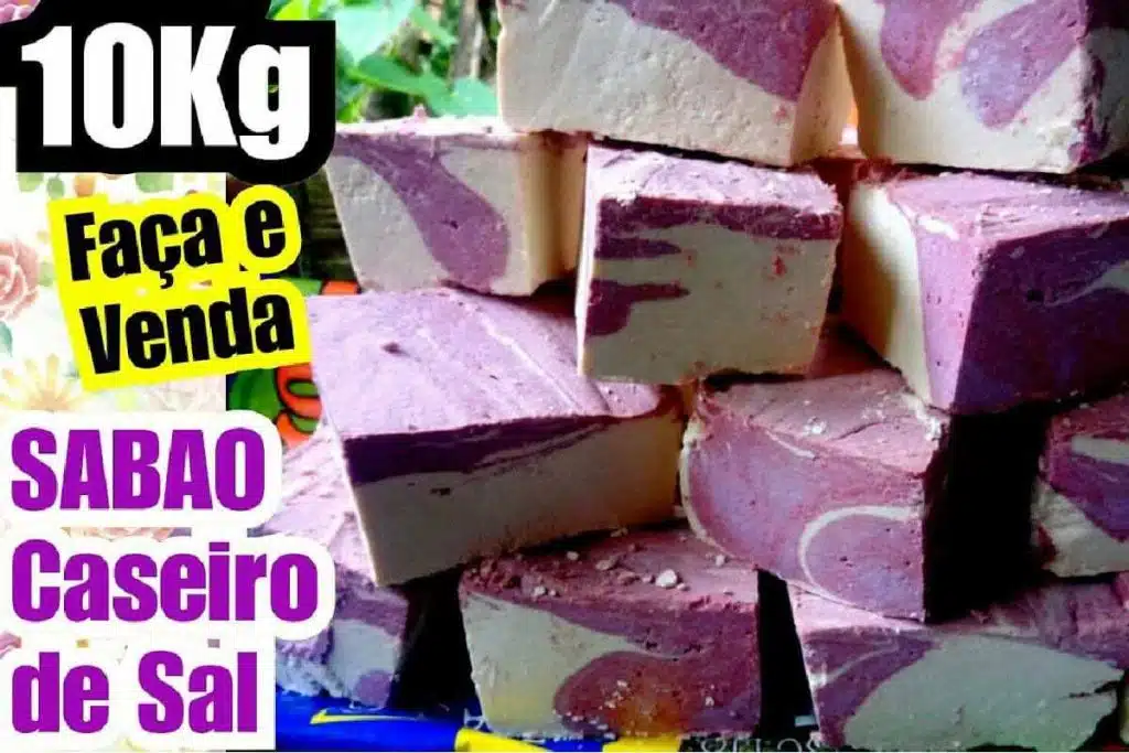 Sabão caseiro de sal