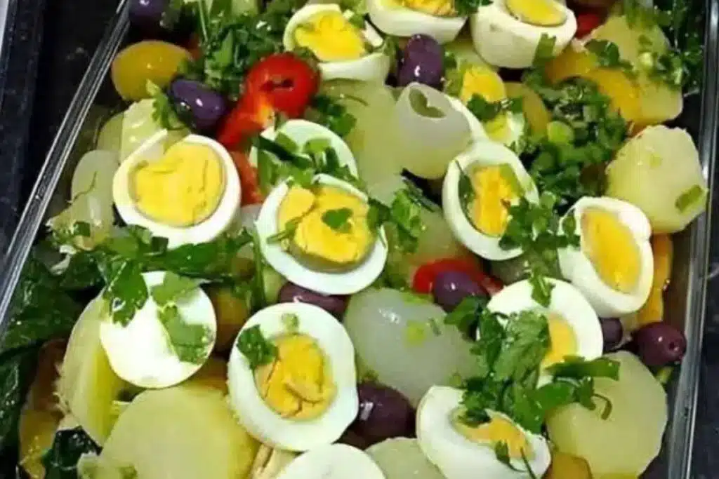 Salada de bacalhau