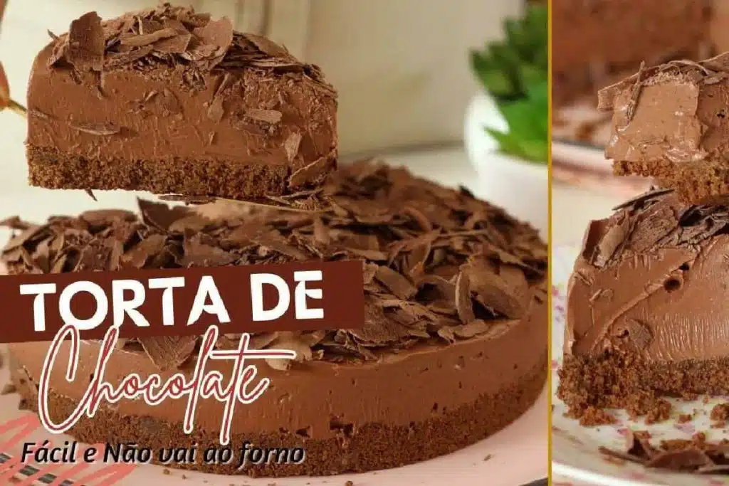 torta cheesecake de chocolate