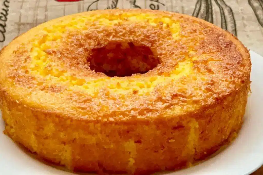 Bolo de milho sem farinha