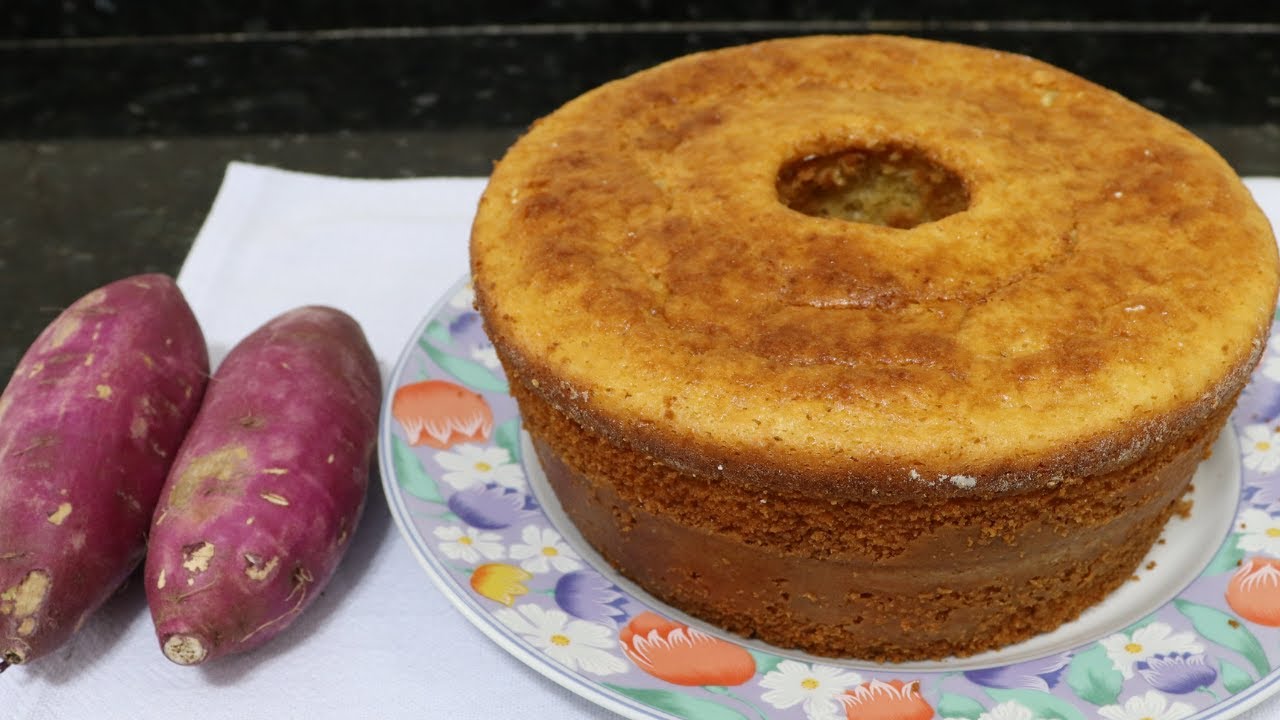 Bolo de Batata Doce sem Farinha de Trigo