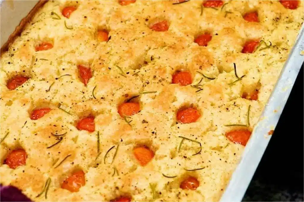 Receita de foccacia