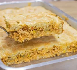 Torta de liquidificador com uma massa super simples